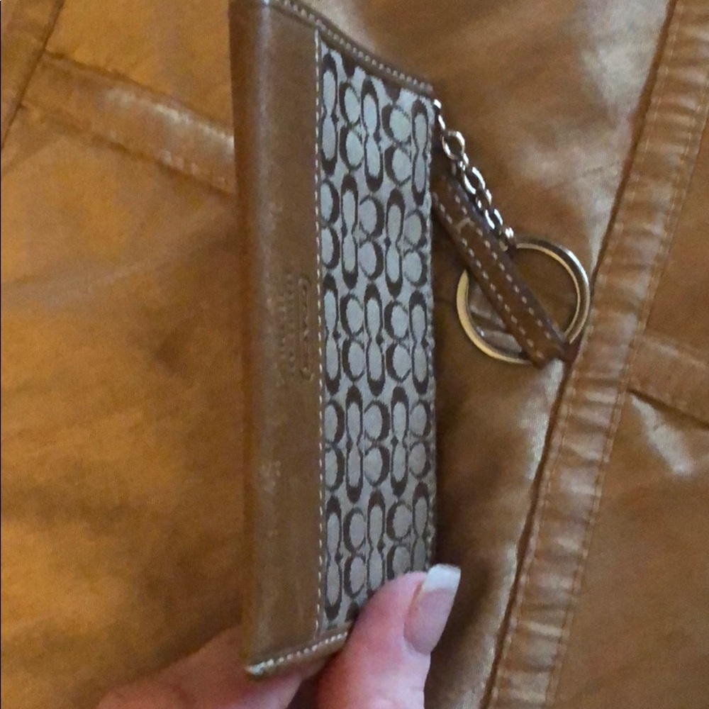 Coach key chain wallet - Picture 2 of 4